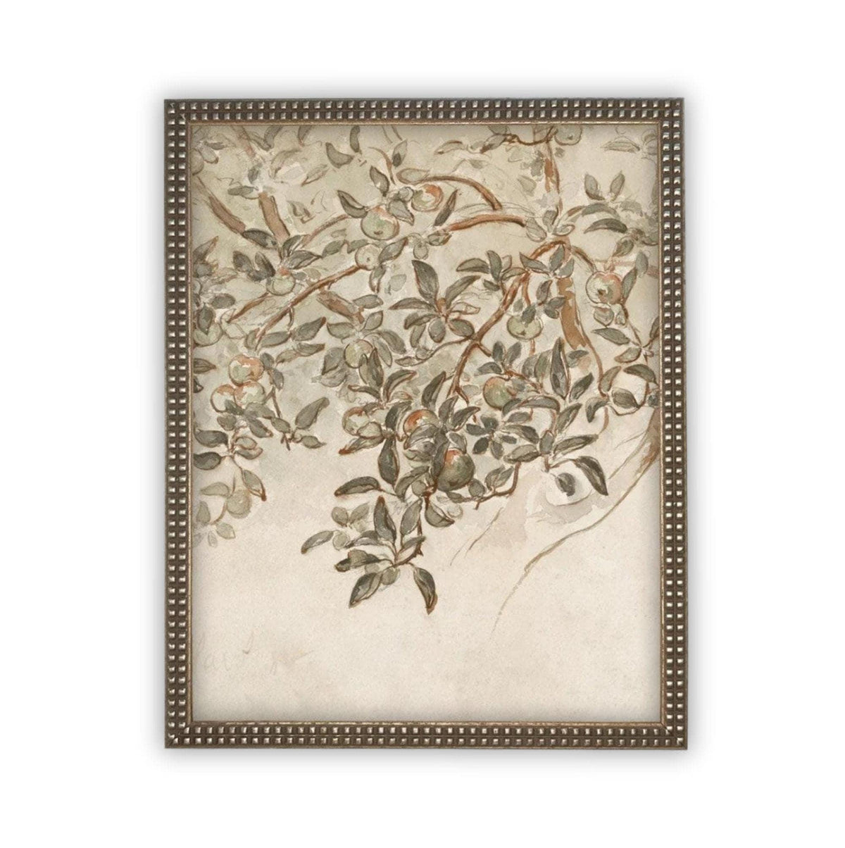 Vintage Framed Canvas Art #BOT-146