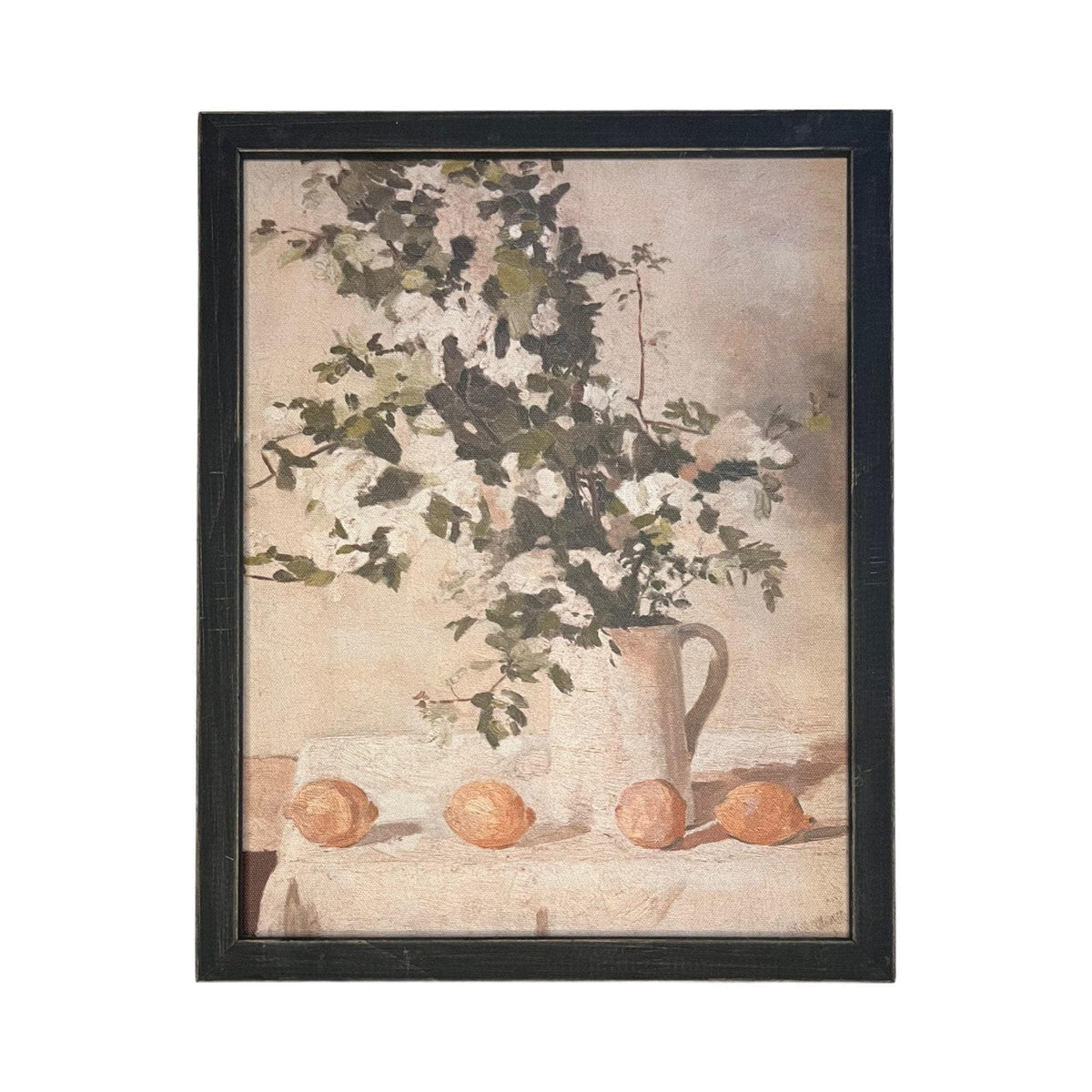 Vintage Framed Canvas Art #BOT-122