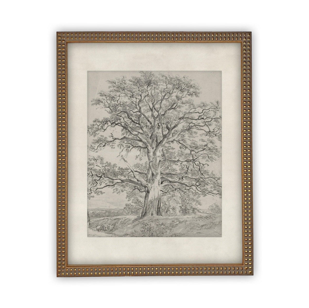 Vintage Framed Canvas Art #BOT-121