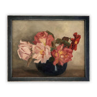Vintage Framed Canvas Art #BOT-128