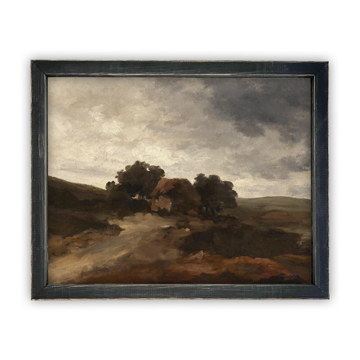 Vintage Framed Canvas Art #LAN-167