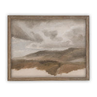 Framed Neutral Landscape Art # LAN-123