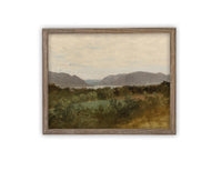 Vintage Framed Canvas Art #LAN-251