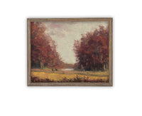 Vintage Framed Canvas Art #LAN-253