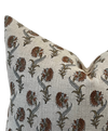 Designer "Dover" Daffodil Thick Linen Pillow Cover