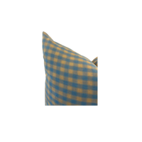 Designer "Jaffrey" Homestead Check Sky Blue Pillow Cover