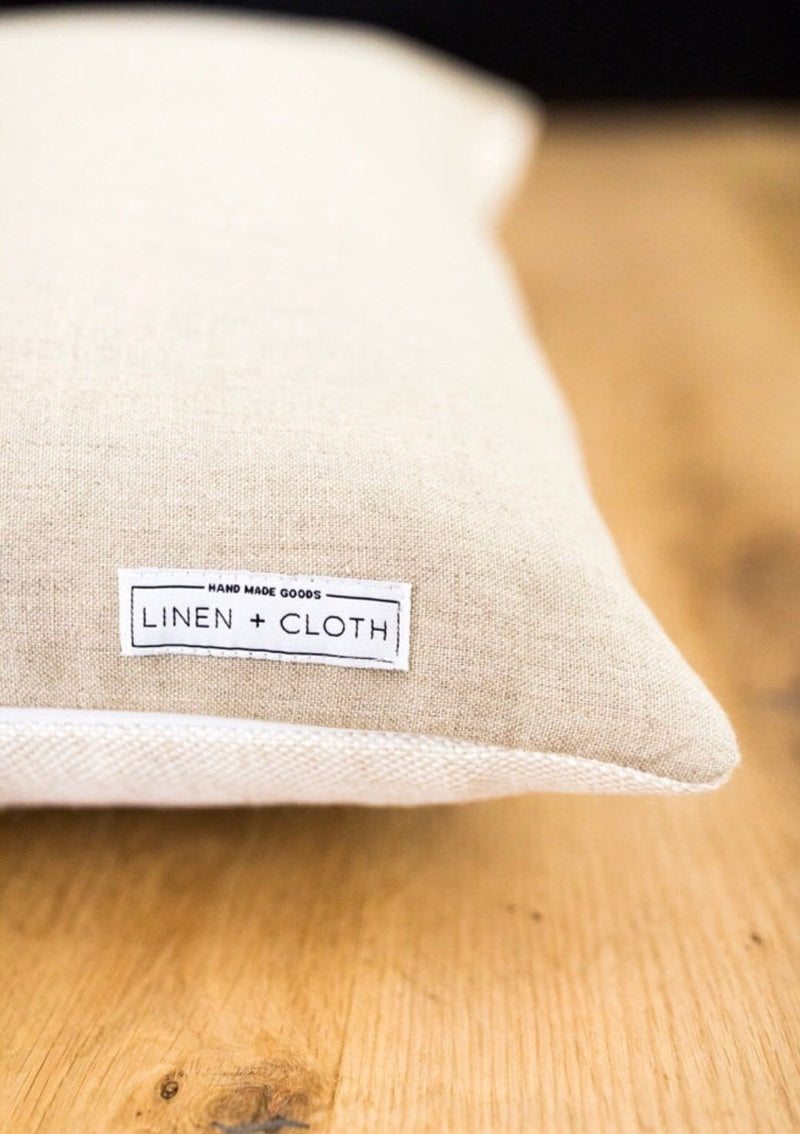 Kufri Karuso Designer Pillows in Natural // Black & Cream Pillows // Trendy Boho Throw PIllows // Geometric Pillow // Modern Farmhouse Decor