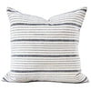 Kufri Cusco Stripe Pillow Cover in Natural // Black White Gray Striped Pillow // Farmhouse Pillow // Designer Pillow // Decorative Pillows
