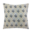 Bastideaux Laurette in Lapis/Chalk // Designer Throw Pillow // Botanical Pillow // High End Pillow // Floral Accent pIllows