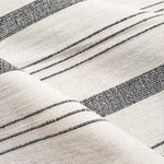 Kufri Lima Stripe Pillow in Natural // Black White Grey Striped Pillow // Farmhouse Pillow // Decorative Pillow // Accent Pillow