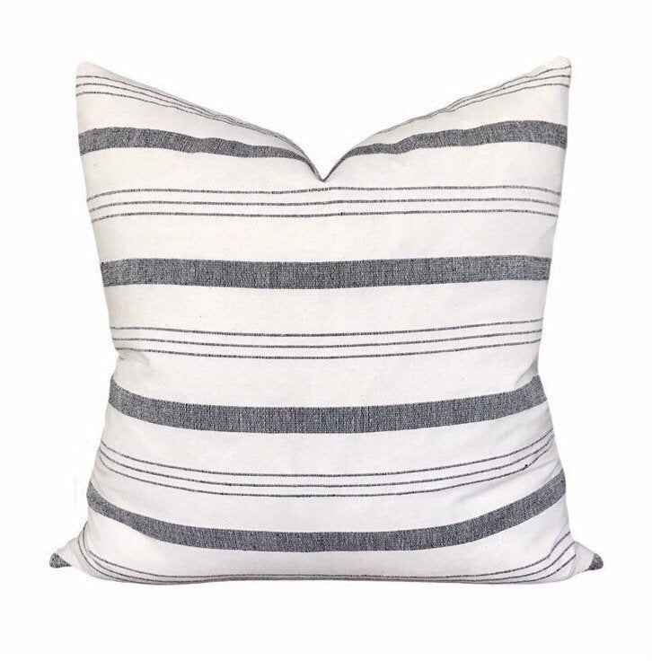Kufri Lima Stripe Pillow in Natural