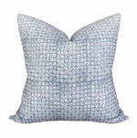 READY TO SHIP 18X18 Walter G Batik Dusk Linen Pillow Cover // Light Blue Designer Throw PIllows // Tribal Pillows // Modern Boho Pillows