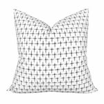 Kufri Karuso Designer Pillows in Natural // Black & Cream Pillows // Trendy Boho Throw PIllows // Geometric Pillow // Modern Farmhouse Decor