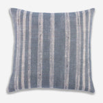 Designer Clay McLaurin Drift Pillow Cover in Mineral // Blue Gray Striped Throw Pillow // Trendy Modern Throw Pillows