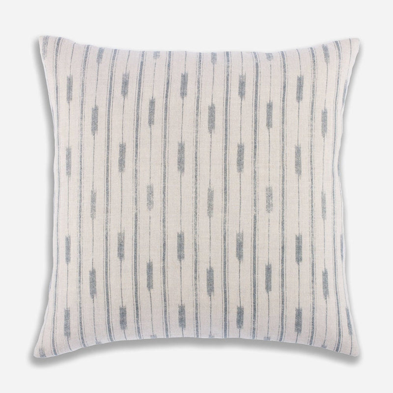 Designer Clay McLaurin Ikat Pillow Cover in Indigo // Indigo Blue Ikat Throw Pillow // Trendy Modern Boho Throw Pillows