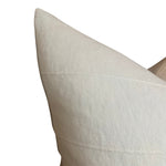 READY TO SHIP 20x20 Faso in Sandstone Pillow Cover // Neutral Farmhouse Decor Pillow // White, Cream, Off White Accent Pillow