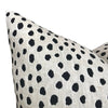 Kate Spade Pardo Fauna Flaxseed Pillow Cover // Cheetah Spotted Animal print Pillow // Toss Pillow // Designer Linen Throw Pillow