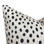 Kate Spade Pardo Fauna Flaxseed Pillow Cover // Cheetah Spotted Animal print Pillow // Toss Pillow // Designer Linen Throw Pillow