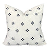 READY TO SHIP 20X20 Chiangmai Native Cotton Pillow Cover // Indigo Cotton Batik Pillow // Modern Farmhouse Pillows // Boho Tribal Pillow