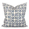 READY TO SHIP 12X18 Peter Dunham Designer Pillows // Orcha in Indigo Throw Pillow // Blue throw pillow // Boutique Pillows