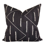 READY TO SHIP 12X18 Kettlewell Collection Nala in Charcoal Designer Pillows // Gray Black Pillow // Boho Tribal PIllow // High end pillow