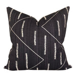 READY TO SHIP 14x22 Kettlewell Collection Nala in Charcoal Designer Pillows // Gray Black Pillow // Boho Tribal PIllow // High end pillow