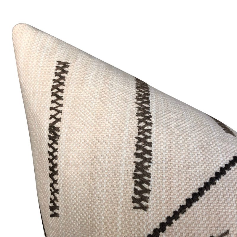 Kettlewell Collection Nala in Camel Designer Pillows // Neutral Pillow // Boho Tribal PIllow // High end pillow
