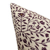 Designer Clay McLaurin Cloister Pillow Cover in Berry // Purple Throw Pillows // Floral Throw Pillows // Burgundy Plum Pillow