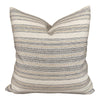 READY TO SHIP 22x22 Designer Clay McLaurin Caspian Pillow Cover in Sand // Trendy Modern Farmhouse Throw Pillows // Tan Gray Pillow