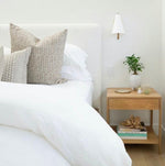 READY TO SHIP 22x22 Designer Pillows Carolina Irving 'Amazon' Pillow in String // Tan Neutral Pillow Cover // High End Pillow
