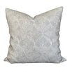 Designer Schuyler Samperton Arcadia in Fog Pillow Cover // Neutral Throw Pillow // Gray Mineral Throw Pillow