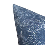 Designer Schuyler Samperton Arcadia in Moonraker Pillow Cover // Indigo Blue Throw Pillow // Designer Boutique Throw Pillow