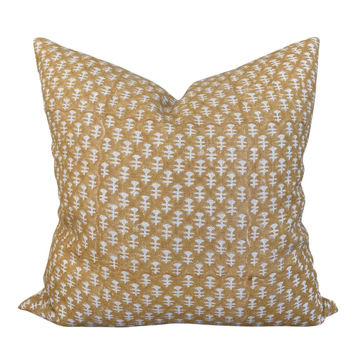 Boti Pillow Cover in Mustard