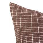 READY TO SHIP 22X22 Kufri Hiroki Designer Pillow in Dusty Mauve // Striped Pillows // Modern Boho Throw PIllows // Decorative PIllows