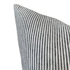 READY TO SHIP 20x20 Designer Wesley Ticking Stripe Pillow Cover // Black and White Pillow // Modern Farmhouse // Railroad Stripe Pillow