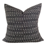 Kettlewell Collection Sashikat in Black Designer Pillow