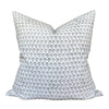 READY TO SHIP 20x20 Designer Juhi Pillow Cover in Grey Olive Indigo // Floral Pillow Cover // Boutique Pillow // High End// Modern Farmhouse