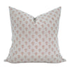 READY TO SHIP 12x24 Designer "Artesia" Naya Floral Pillow Cover // Tan Blush Pink Pillow Cover // Modern Farmhouse // Boho Pillows