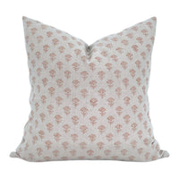 READY TO SHIP 12x24 Designer "Artesia" Naya Floral Pillow Cover // Tan Blush Pink Pillow Cover // Modern Farmhouse // Boho Pillows