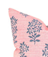 READY TO SHIP 20X20 Single Sided Peter Dunham Outdoor Pillow Cover // Asha in Pink Indigo // Designer // Pink Outdoor Pillow // Sunbrella
