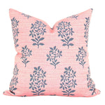Peter Dunham OUTDOOR Pillow Cover // Asha in Pink Indigo // Designer Outdoor Pillow// Pink Outdoor Pillow // Sunbrella Outdoor Pillow