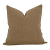 READY TO SHIP 22X22 Designer Outdoor Pillow Cover // Brown Cognac Camel Texture // Designer Outdoor Pillow// Neutral Outdoor Pillow