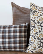 Designer "Hawthorne" Plaid Woven Pillow Cover