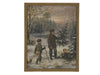 Vintage Framed Canvas Art Christmas Painting #CH-300