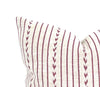 READY TO SHIP 20X20 Clay McLaurin Yucatan Stripe Pillow Cover in Berry // Modern Farmhouse Pillow // Maroon Burgundy Pillow // ModernPillows