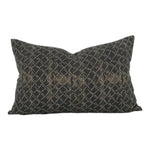Designer Jennifer Shorto Cendre De Neige Charcoal Pillow Cover // Modern Farmhouse Decor Pillow // Black and Neutral Decorative Pillow