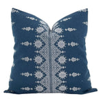 READY to SHIP 20x20 Peter Dunham OUTDOOR Pillow Cover // Carmania in Indigo// Indigo Blue Pillows // Sunbrella Outdoor