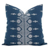 Peter Dunham OUTDOOR Pillow Cover // Carmania in Indigo // Designer Outdoor Pillow// Indigo Blue Pillows // Sunbrella Outdoor