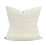 READY TO SHIP 18x18 Designer Cream Boucle Pillow // Textured Neutral Pillow // Neutral Decorative PIllows // Winter Christmas Pillows