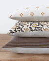 READY TO SHIP 14X36 Chiangmai Woven Brown Stripe Pillow Cover //  Designer Pillow Cover // Boutique Pillow Covers // Modern Farmhouse